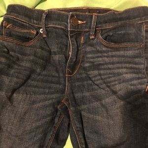 Express jean leggings mid rise destroyed
